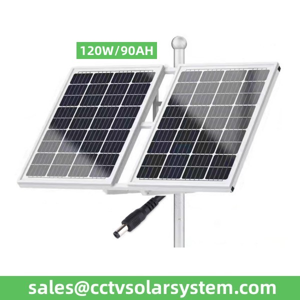 120W90AH Hikvision-specialist camera solar power supply system