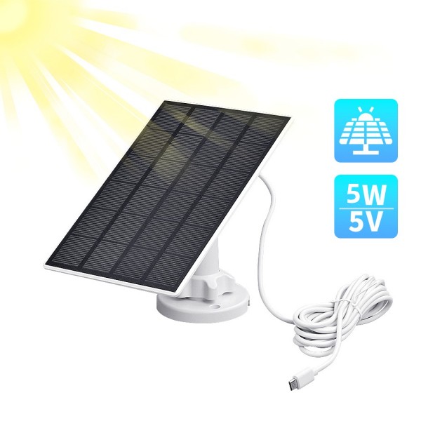 China Factory 5W5V Solar Panel For Eufy Battery Camera