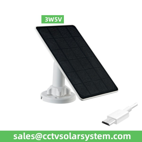 China Supplier 3W5V Solar Panel Charger For Blink Camera